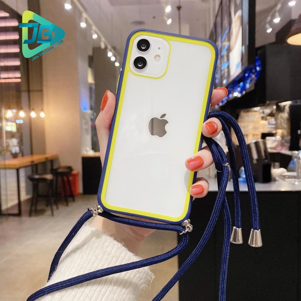 SOFTCASE SLINGCASE LANYARD TALI AURORA XIAOMI REDMI NOTE 8 9 9S 10 MI CC9 10 PRO 9T JB2596