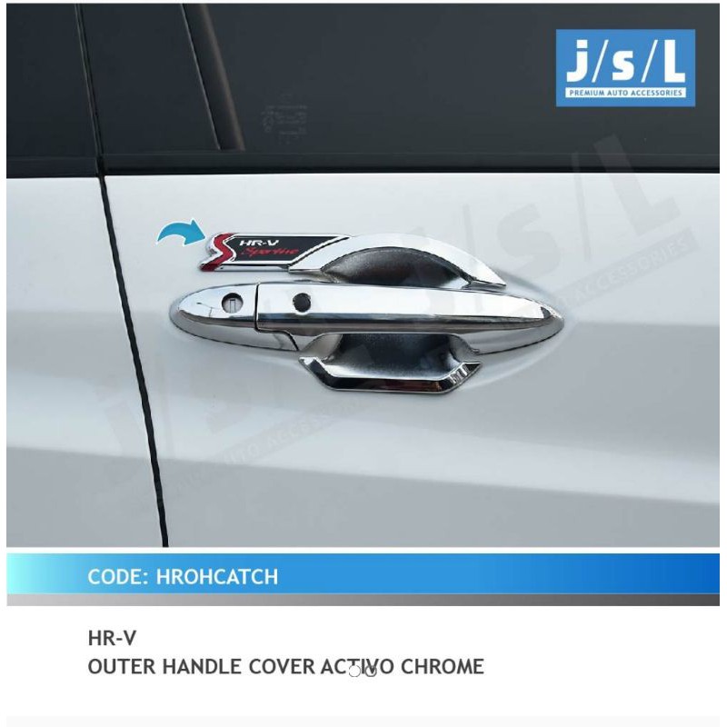 cover outer handle HRV activo chrome jsl