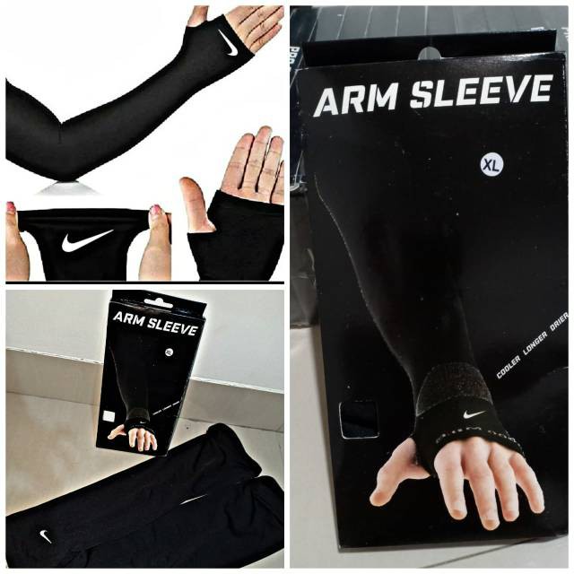 Arm Sleeve / Manset tangan Jari NIKE / arm support / pelindung tangan / manset olahraga