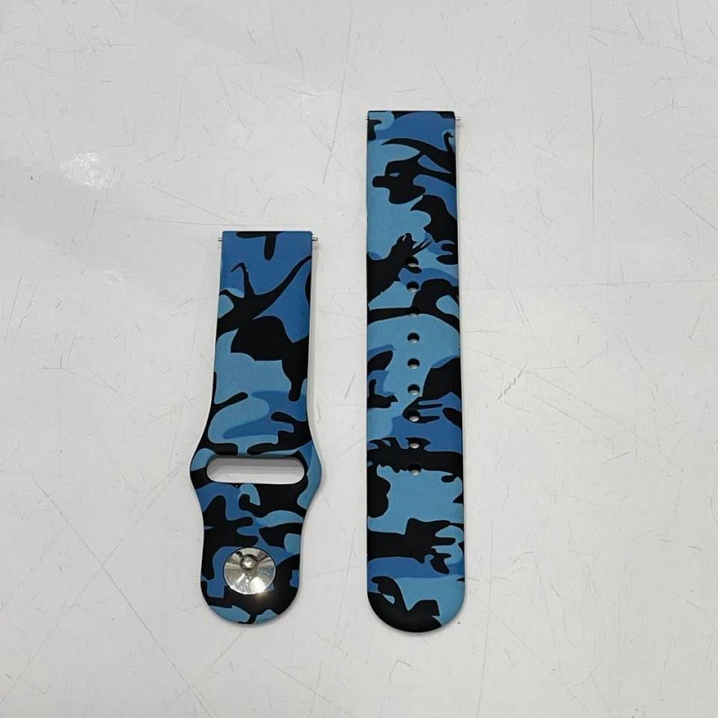 RMY Watch Strap Huawei Watch GT3 GT 3 42mm - Tali Jam 20mm Camo Army Rubber Silikon