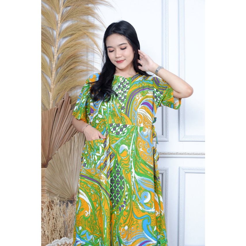 Daster Busui Kekinian  Daster Rayon Busui Jumbo Premium ABS IJO 2