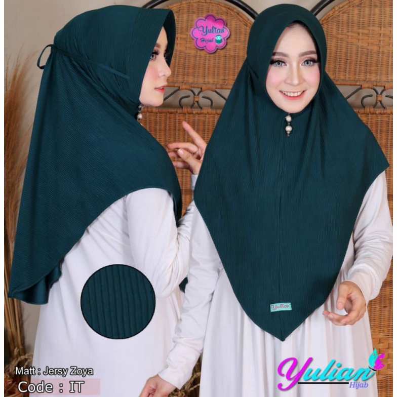 BERGO PLISKET/ PLISKET "YULIAN" PED/ PET TALI JERSEY BY YULIAN