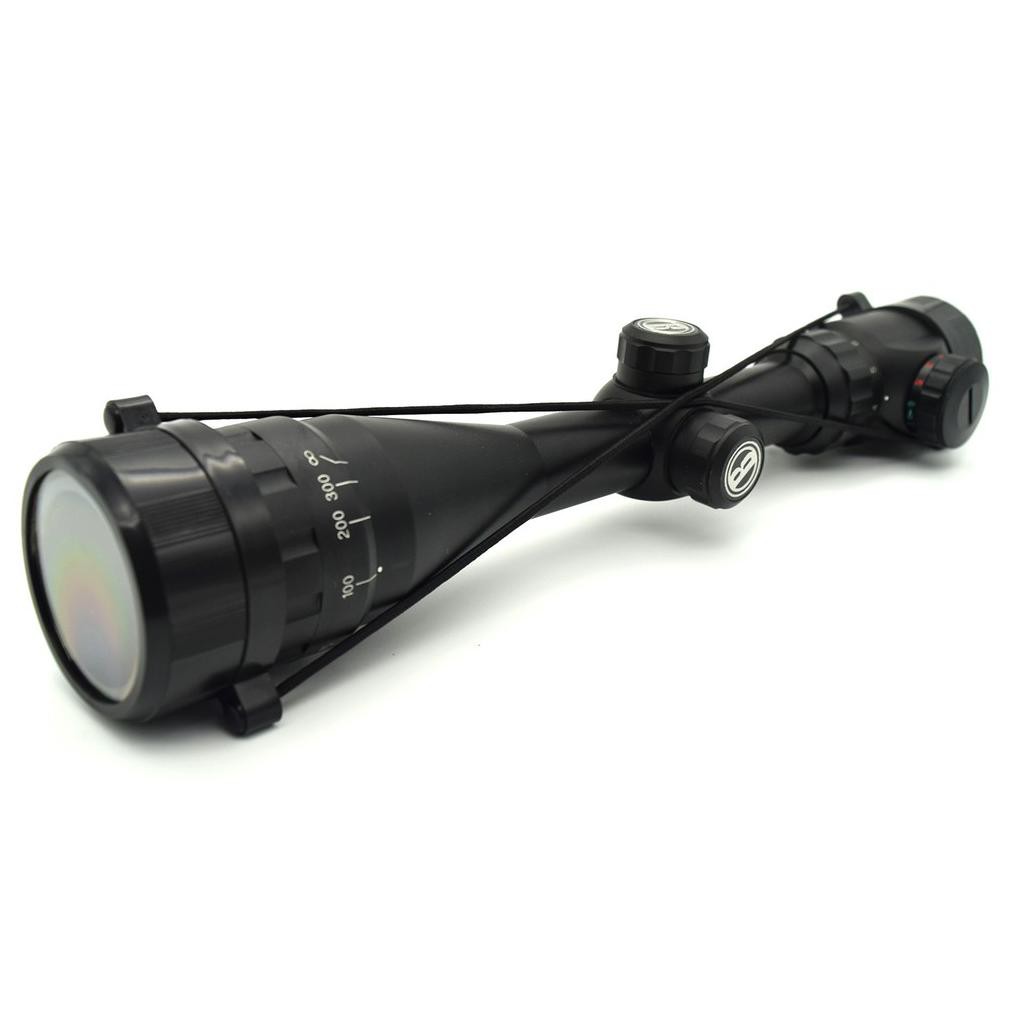 TERBARU TEROPONG BUSHNELL 3-9X40 AOEG TELESCOPE RETICLE MILLDOT NYALA MERAH DAN HIJAU ORIGINAL
