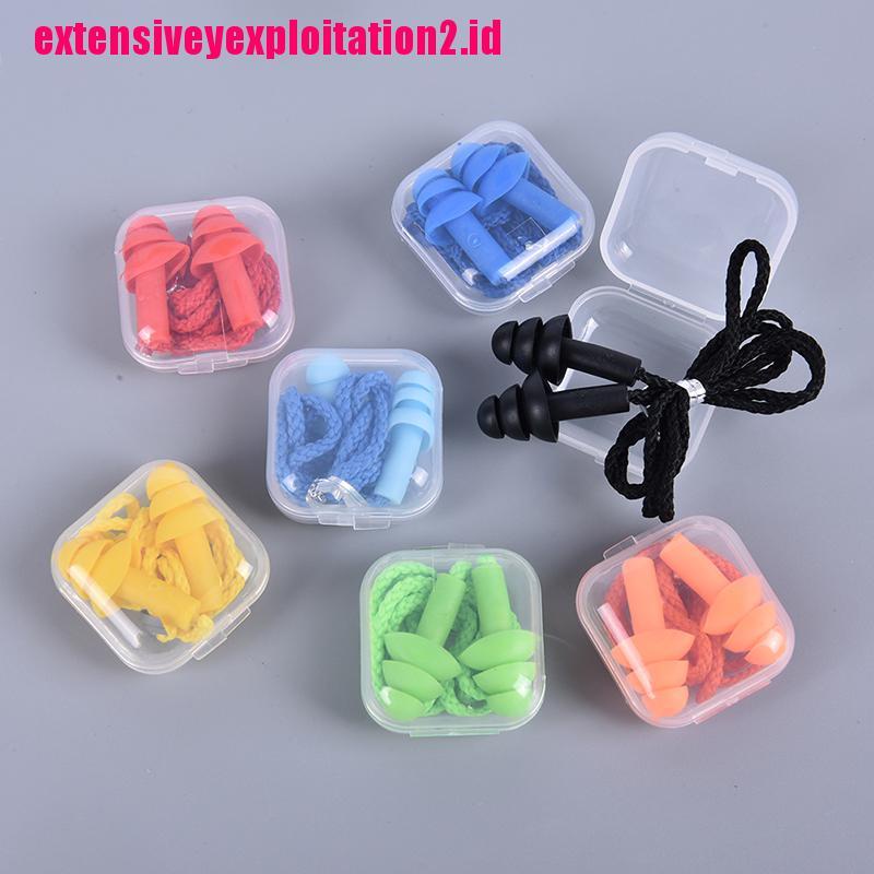 &lt; E2id &amp; &gt; Earplug Silikon Peredam Suara