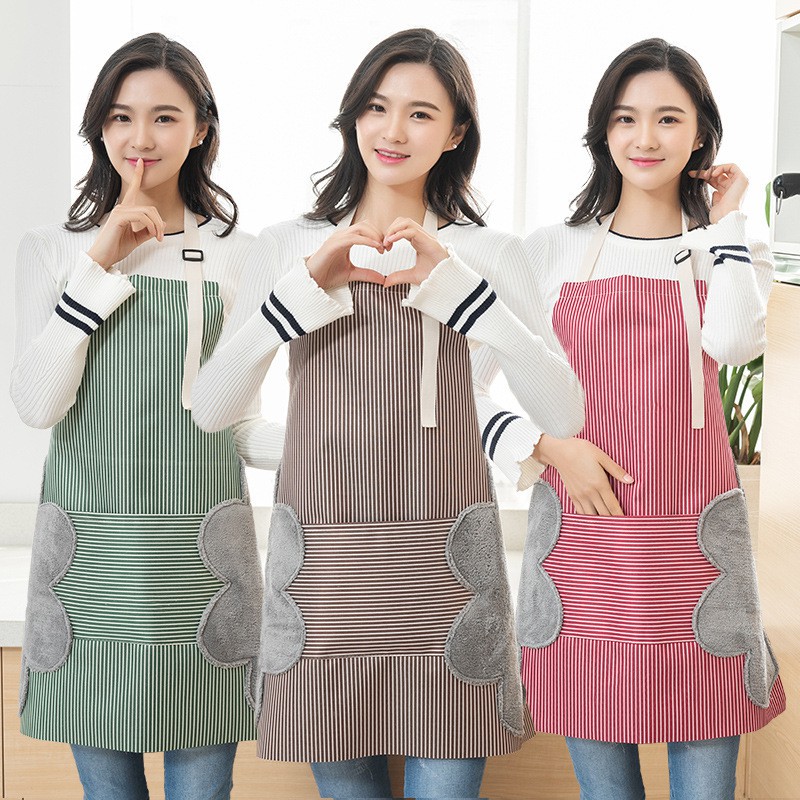 JX 1250 Celemek Masak - Apron Dapur Waterproof Anti Minyak Premium