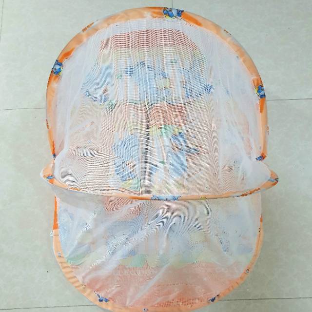 Kasur bantal guling oval + kelambu