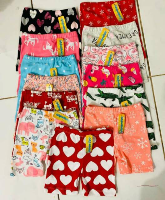 Celana Legging Pendek Anak Short Pants Callysta