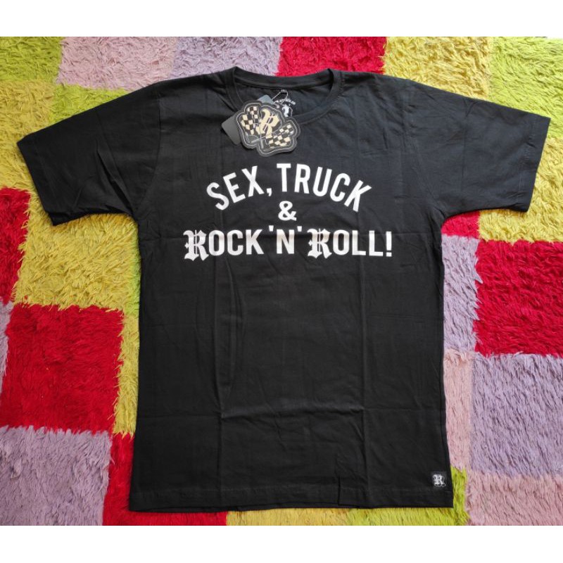 Tshirt rumble original / kaos rumble RMBL / Rumble Bali / Sex truck and rock and roll