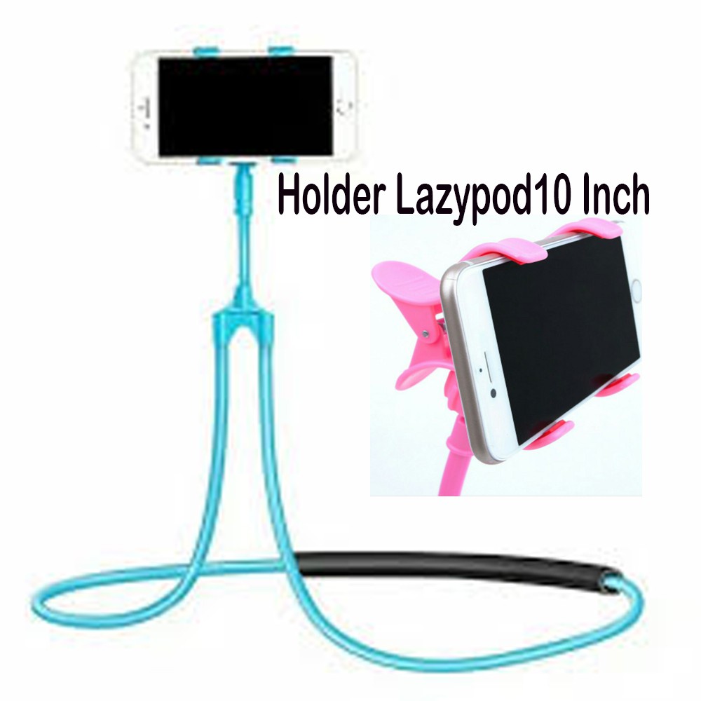 Lazy Pod Leher Dan Pinggang Holder HP Tatakan Hp 6 inch Dan 10 Inch Holder Lazypod TATAKAN HP PENYANGGA HP