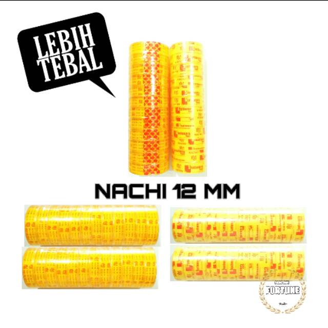 

12 PCS ISOLASI NACHI KECIL 1 SLOP