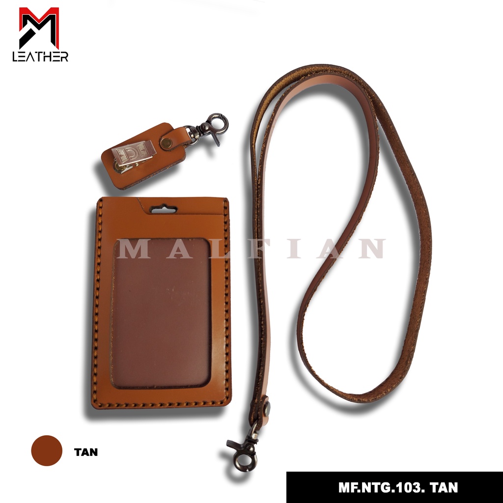 

Name Tag Leather Id Card Holder Name Tag Kulit MF.NTG.103
