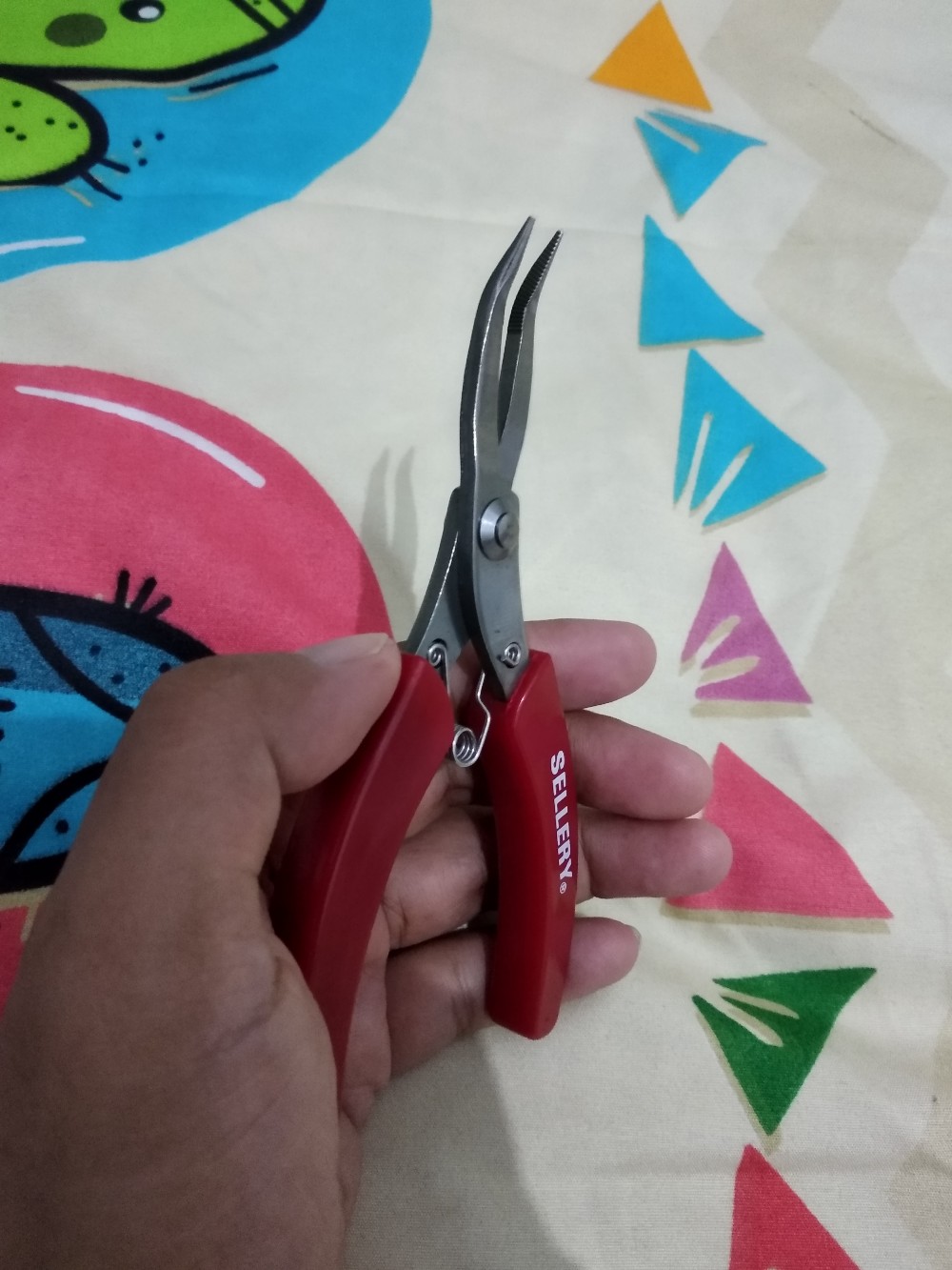 Tang Jepit Lengkung Gerigi Bend Noise Plier 5 Sellery 88-538