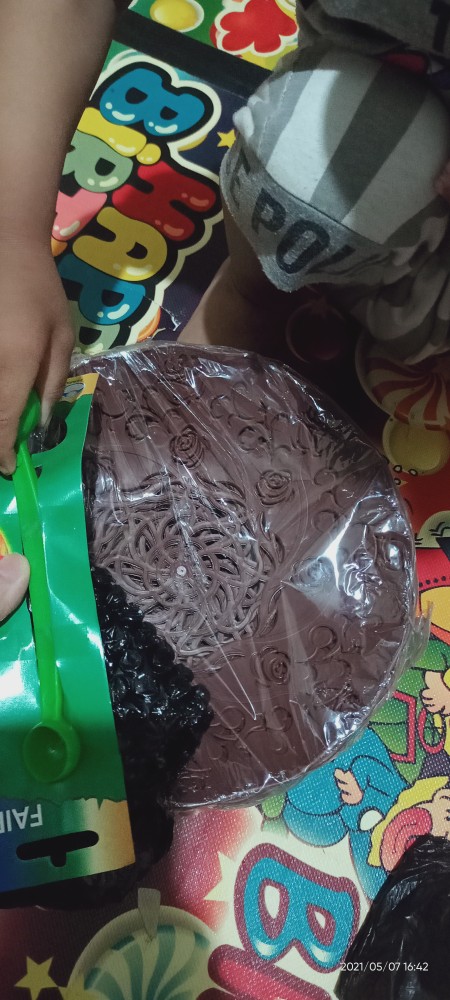 Sendok Buah Koktail Plastik Bulat - Random Color