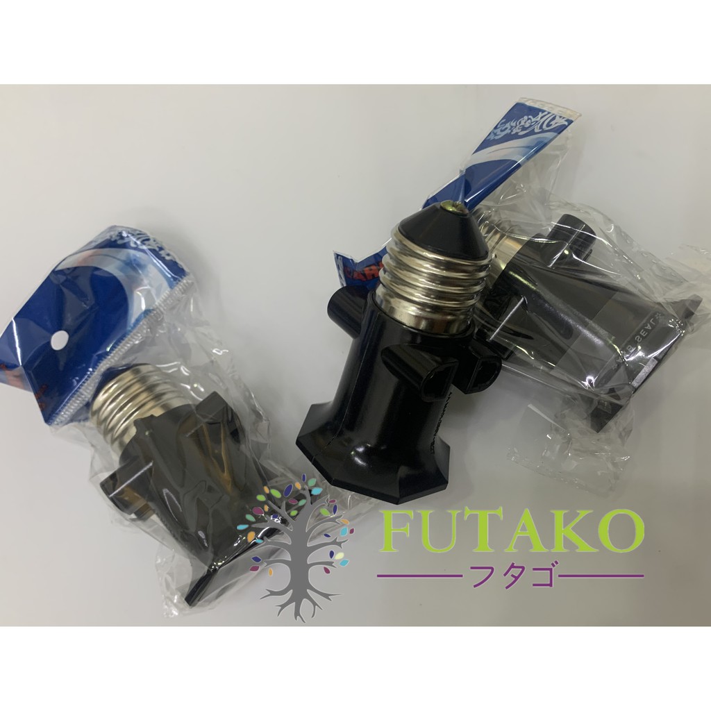 FUTAKO Fitting kombinasi /fitting gantung lampu/ 2 colokan cabang SNI SC-402