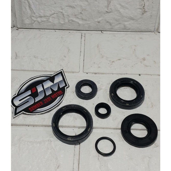 Sil Seal Set Sil Stater Slah Ger Depan Kruk As Kanan kiri Versneling Oring Kruk as Alfa Champ Sigma 