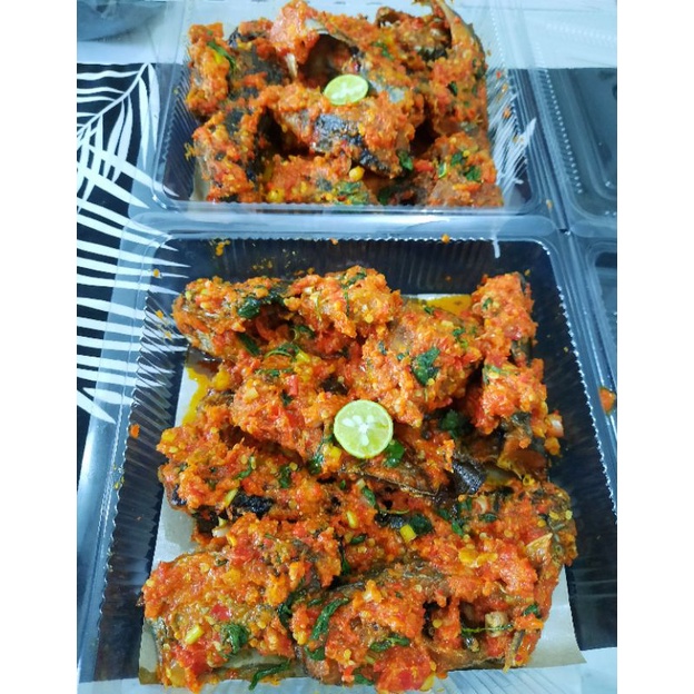 

Patin Pedas Kemangi /siap santap/lauk siap saji/box /1ekor 1kg