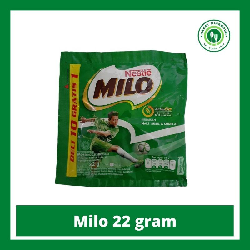 

Milo 22 gram isi 1 pcs