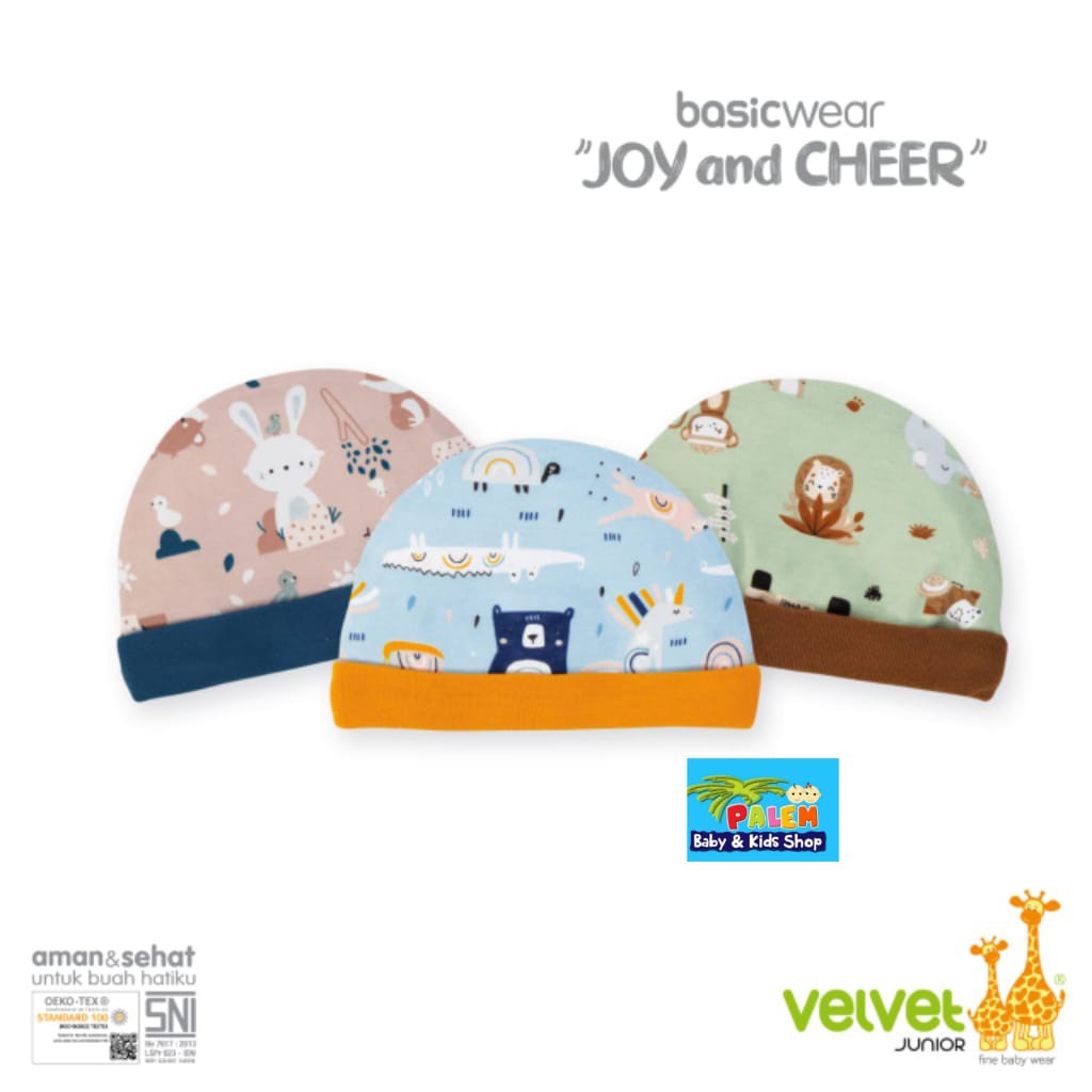 Velvet Junior Topi bulat Baby 1pcs NB 0200927