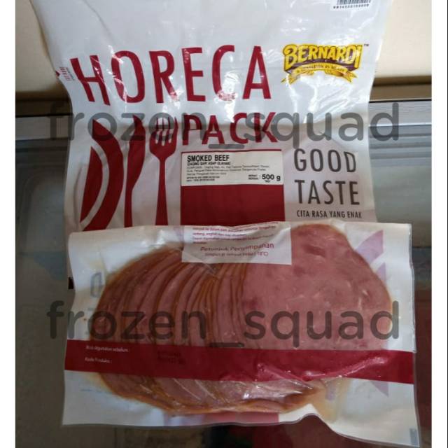  Smoke beef Bulat Horeca Pack Bernardi 500gr Shopee Indonesia