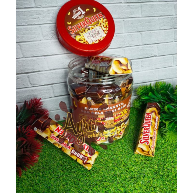 

SILVERQUEEN JAR MURAH 30GR ISI 12PCS 1TOPLES