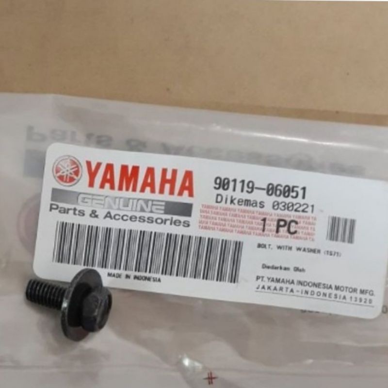 bolt baut rumah box filter saringan udara Jupiter Z Mx new Vega ZR Vixion Scorpio Lexam 90119-06051 