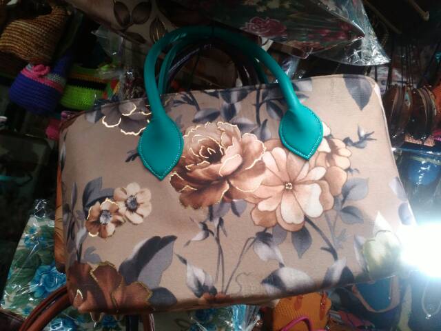 Tas Kerja Motif Bunga