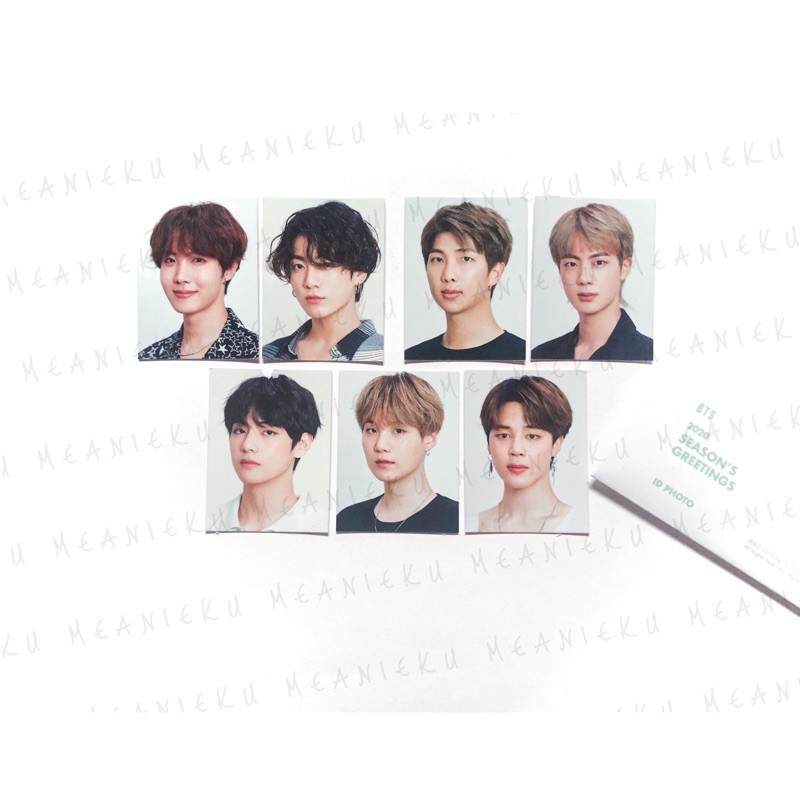 BTS SEASON GREETING 2020 ID CARD