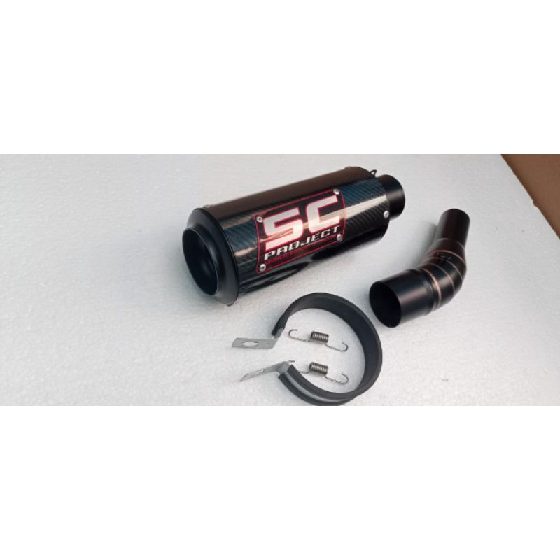 Slincer Slip on Knalpot Racing Sc Project Ninja 250fi Ninja 250 R25 CBR 250R CBR 150R CBR250RR