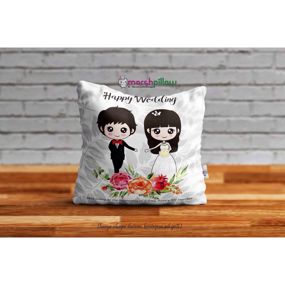 Pre Order Bantal Foto Ukuran 30x30 Shopee Indonesia