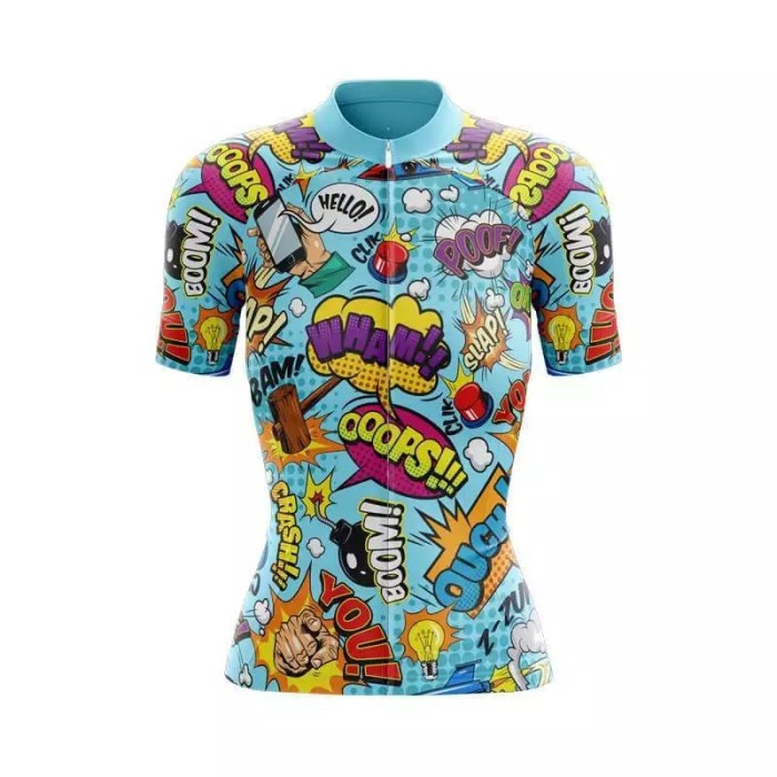 Explosive Comics Jersey baju Sepeda Roadbike Wanita