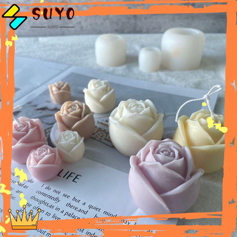 Suyo Cetakan Lilin / Clay / Epoxy / Resin / Aromaterapi 3D Bahan Silikon