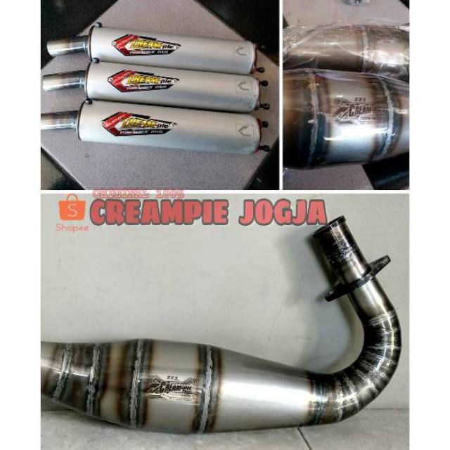 Knalpot Creampie Zz1 Ninja RR Asli Original Jogja