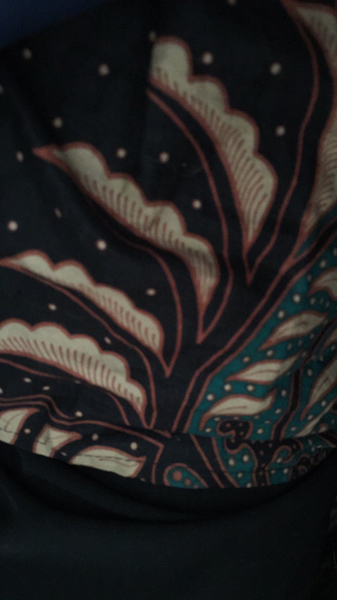 Tey-17 Batik Wanita Asj Sa Hrb026 Kenongo Kemeja Tosca Pendek