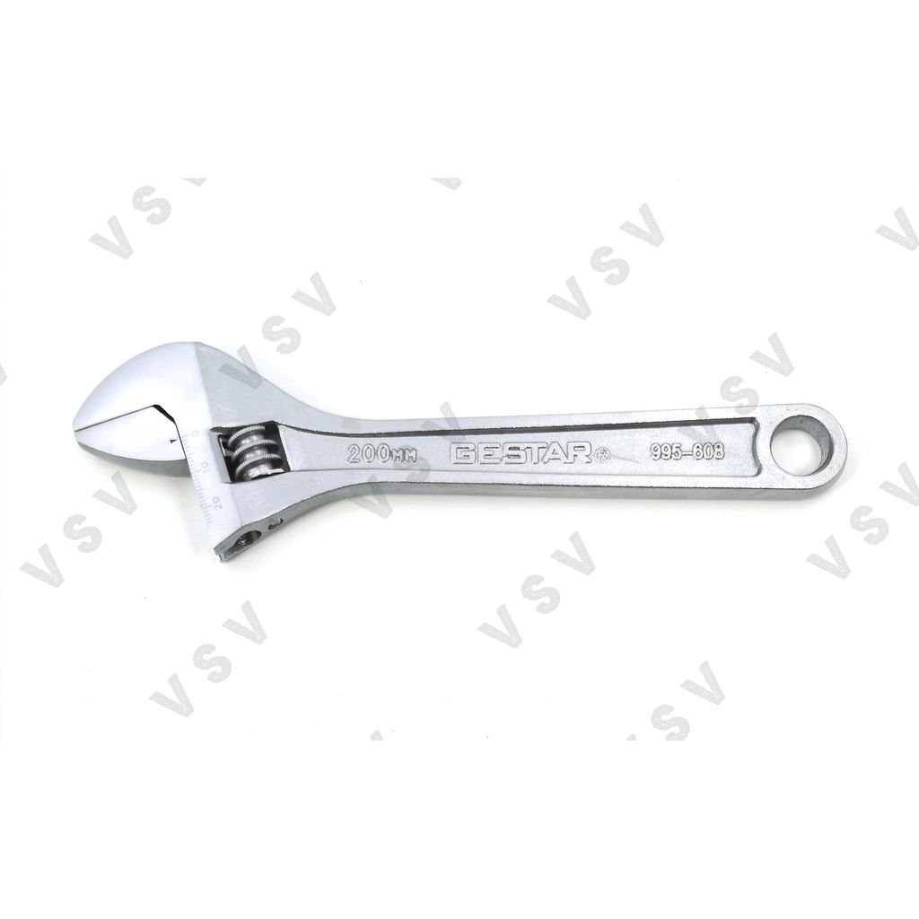 Gestar Kunci inggris 8&quot; Kunci setel 8&quot; Adjustable wrench gestar 8&quot; 995-608