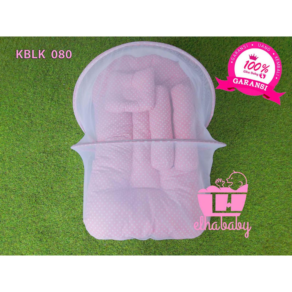 Tempat Tidur Bayi Lucu Kelambu Lipat Set Baru Lahir Murah Paket Produk Kasur Baby Newborn Karakter