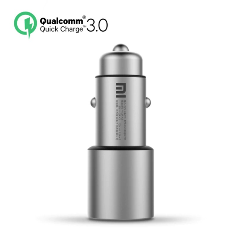 wireless charger Original Xiaomi Mi Dual USB Car Charger 5V/3A 9V/2A 12V/1.5A Metal Universal
