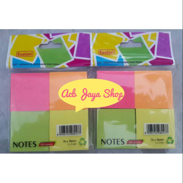 

Pembatas Buku Kertas Eselon / Marker / Sticky Note Kertas Eselon Murah (Acb Berkah Stationery)