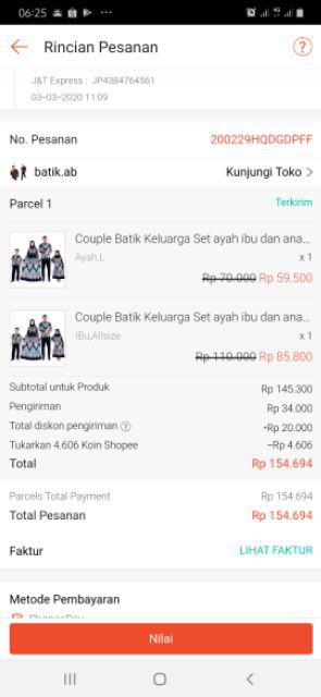 Couple Batik Keluarga Set Ayah Ibu Dan Anak Batik Murah