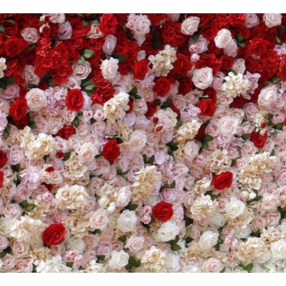 WHOLESALE WEDDING DECORATION BACKDROP ARTTIFICAL FLOWER WALL FOR WEDDING WALL  / TIRAI DI PASANG  SE