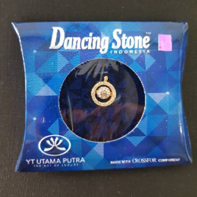 Liontin Emas asli model salib struktur