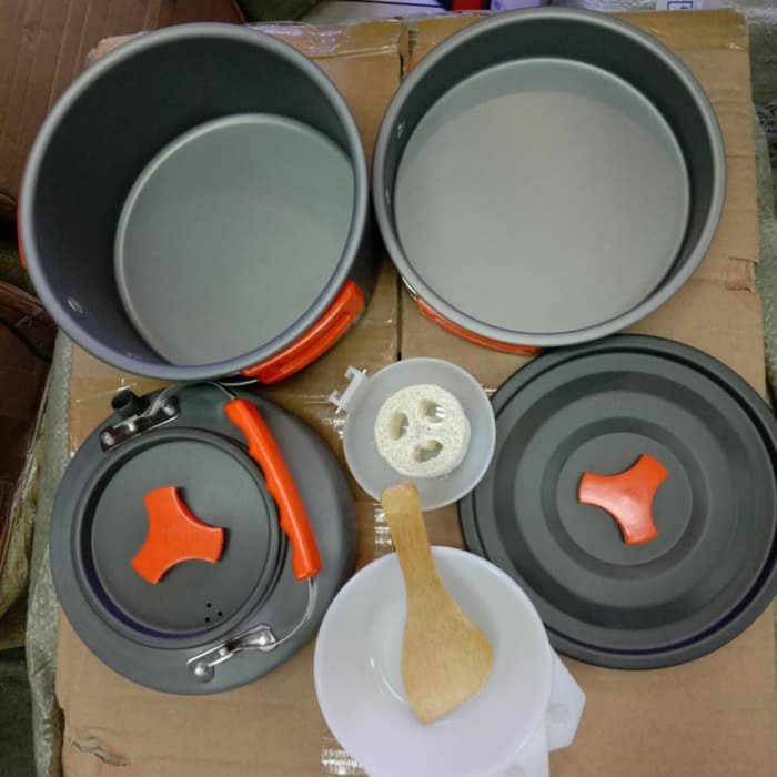 Cooking Set Camping Outdoor DS 308 Alat Masak