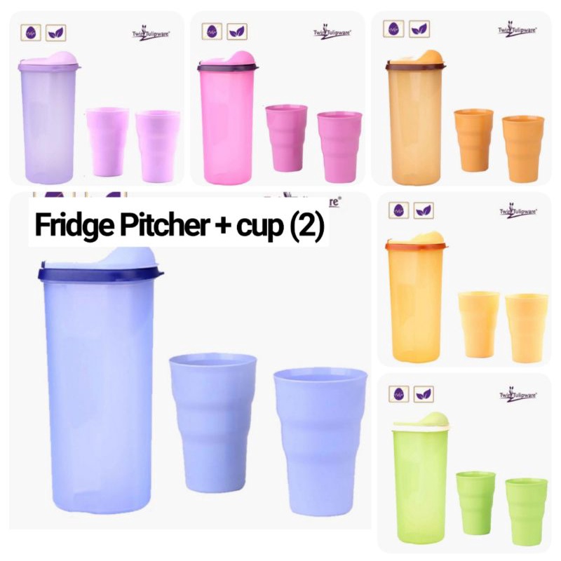 Paket hemat Fridge Pitcher+cup(2) Tulipware