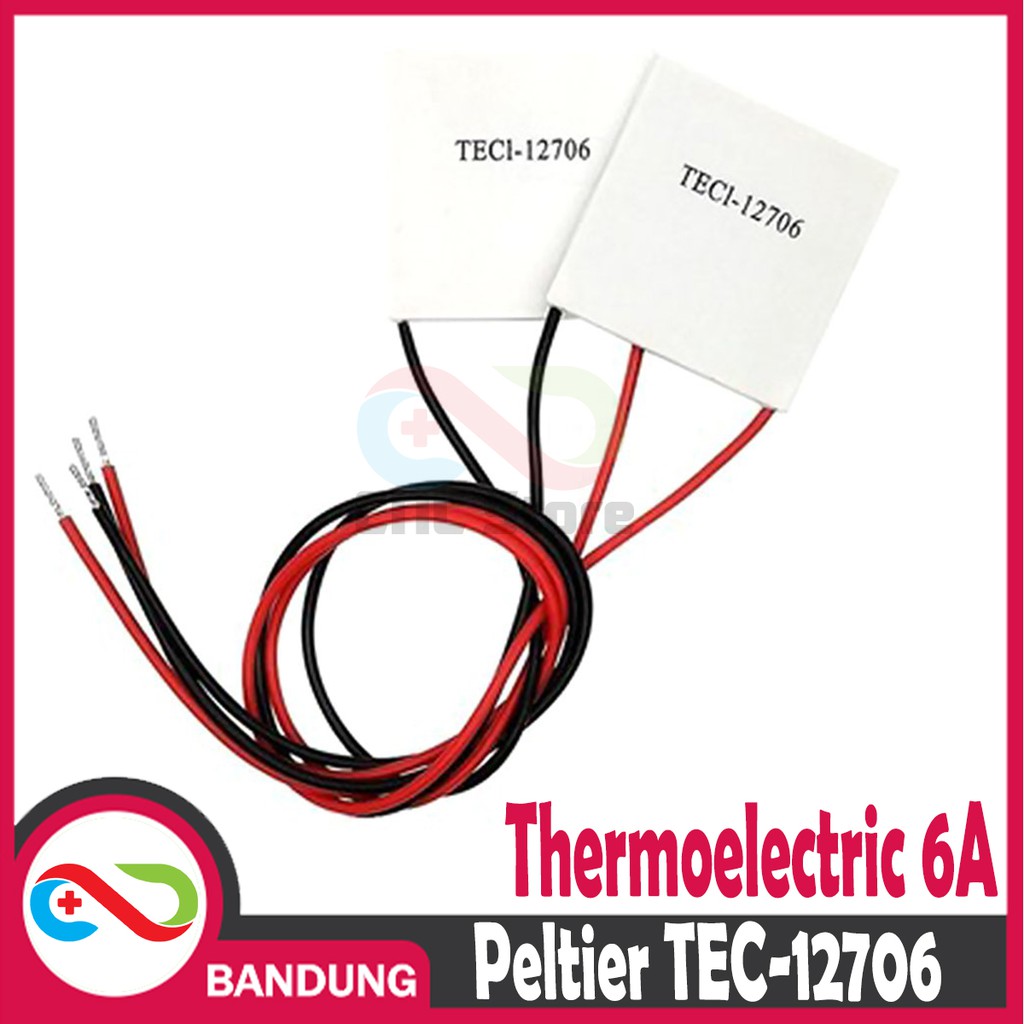 PELTIER TEC-12706 TEC1 12706 THERMOELECTRIC DC 12V 6A