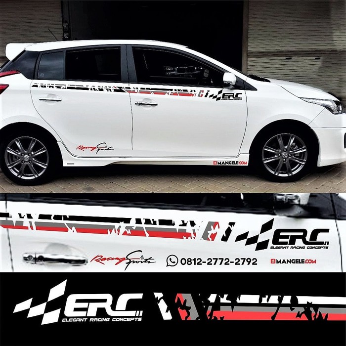 Stiker Mobil Keren Grunge Top Erc Cutting Sticker Kualitas Mangele