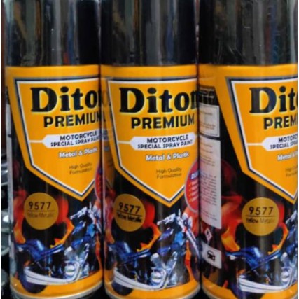 Cat motor diton premium 9577 yellow mettalic kuning metalik