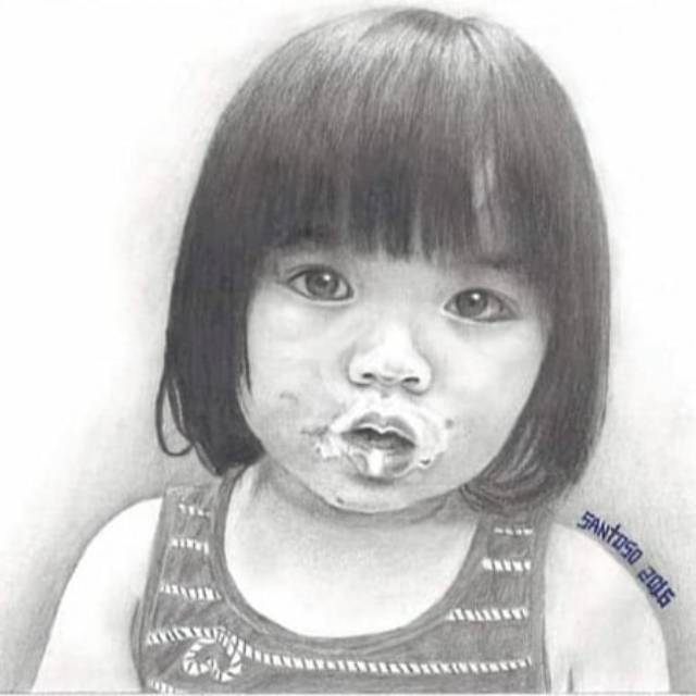 

Jasa sketsa wajah, 100%handmade,size A3