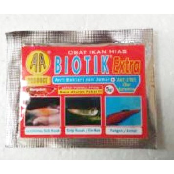 Obat Ikan Akari Biotik Extra 5gr Karantina Anti Bakteri Jamur Aquarium