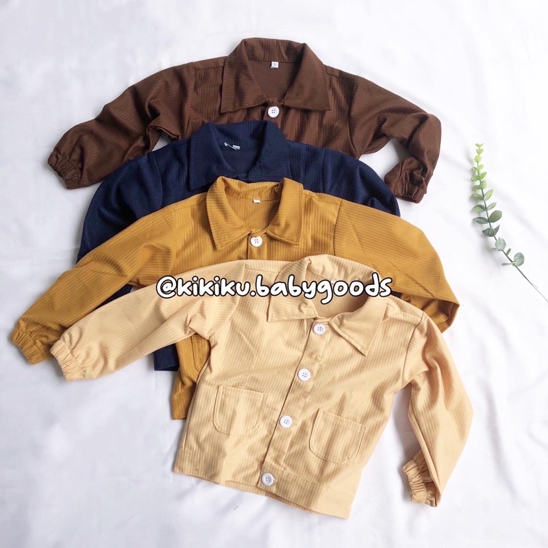 Renee Corduroy Jaket Anak Cewek Cowok 1-4 Tahun