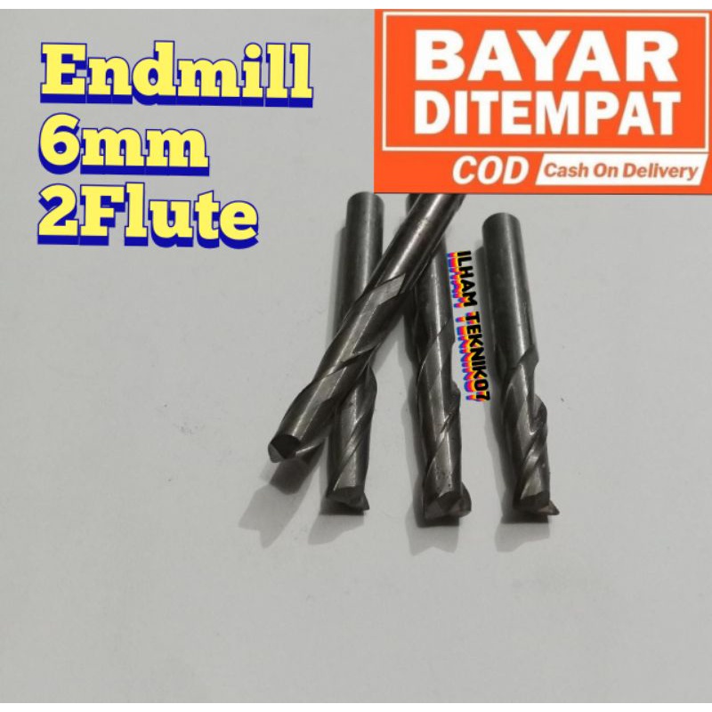 bor endmill almunium endmill 6mm 2flute for almu bor 2mata endmill almunium bor endmill endmill seke