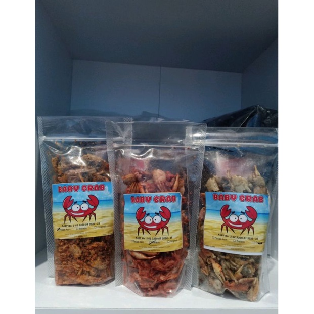 

baby crab 100grm//kripik kepiting wjib baca deskripsi